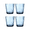 BLUE, variant on ZWHong 4-Pack Blue Plastic Stackable Drinking Glasses, 10 Oz Shatterproof Acrylic Tumblers, Unbreakable Cups for Juice, Beer, Iced Tea, Dishwasher Safe for Outdoor, Camping, Pool Party