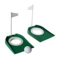 thumbnail image 6 of Cevemin Indoor/Office Portable Golf Putting Mat with Return Cup & Logo Design - Practice Putter Training Aid for Home, Yard - Improve Accuracy, Includes Hole Mat (18cm x 13.5cm), 6 of 9