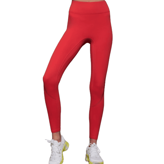 BANDIER Women's Red Center Stage Contrast Legging, XS