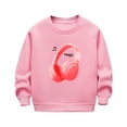 thumbnail image 1 of ZACPNCV Chandails en Molleton à Manches Longues pour Filles, Col Rond, Rose, 9-10 Ans, 1 of 6