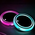 thumbnail image 5 of XKHZJL LED Car Cup Holder Lights, 7 Colors Light Up Cup Coasters, USB Rechargeable Interior Lighting Accessories for Car Truck Vehicle Decoration, 5 of 6