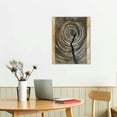 thumbnail image 3 of Nawypu  Retro Abstract Canvas Painting Black Gold Brown Texture Wall Art Tree Ring Wall Art Tree Spiral Natural Modern Wall Decor Nordic Home Living Room Bedroom Office Decor, 3 of 5