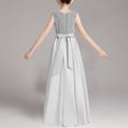 thumbnail image 6 of ATOGUTA Girls Dress Wedding Satin Dresses Princess Birthday Party Prom Ball Gown Size 0-13, 6 of 7