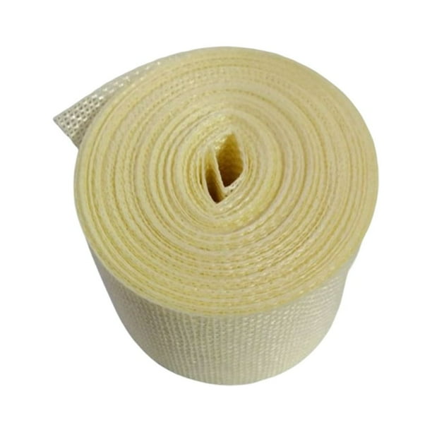 Yuarrent Cinta de arpillera de 5CM, manualidades DIY, , ligero, portátil, respetuoso con el medio ambiente, rollo tejido, decoraciones de Kits de decoración para fiestas Beige