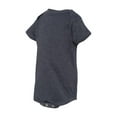 thumbnail image 2 of Rabbit Skins 4405 Infant Vintage Fine Jersey Bodysuit, 12M, Vintage Navy, 2 of 3