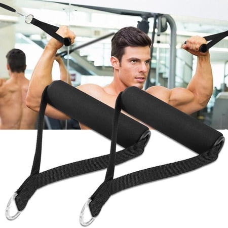 Cheers.US 2Pcs Premium Pull Handles, Resistance Bands Foam Handle, Fitness Handle, Replacement Fitness Equipment for Pilates, Yoga, Strength Training