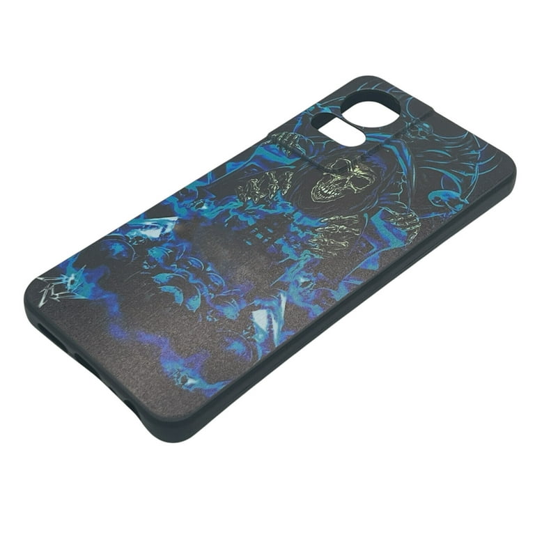 For TCL K23 TPU 1-Piece Flexible Skin Cover Cell Phone Case - Blue Skull -  Walmart.com