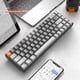 thumbnail image 5 of Teclado para Juegos K68 Inalámbrico Ergonómico para Escritorio (Blue Axis Grey), 5 of 7