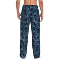 thumbnail image 2 of Bixox Men's Hawaiian Style Patterned Pajama Pants with Pockets Lounge Clothes for Home, 2 of 5