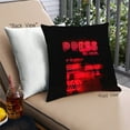 thumbnail image 1 of Ahgly Company Neon Neon Coussin Extérieur, 18 Pouces par 18 Pouces, 1 of 6