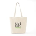 thumbnail image 6 of CafePress - Live Love Brooklyn Tote Bag - Unisex Canvas Tote Bag, Beige, 1-Piece, 6 of 7