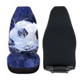 thumbnail image 6 of POLERO Soccer Ball Splash Print Comfortable Vehicle Seat Covers for Automotive, Polyester Fabric Washable Car Front Seat Covers SUV, 6 of 13