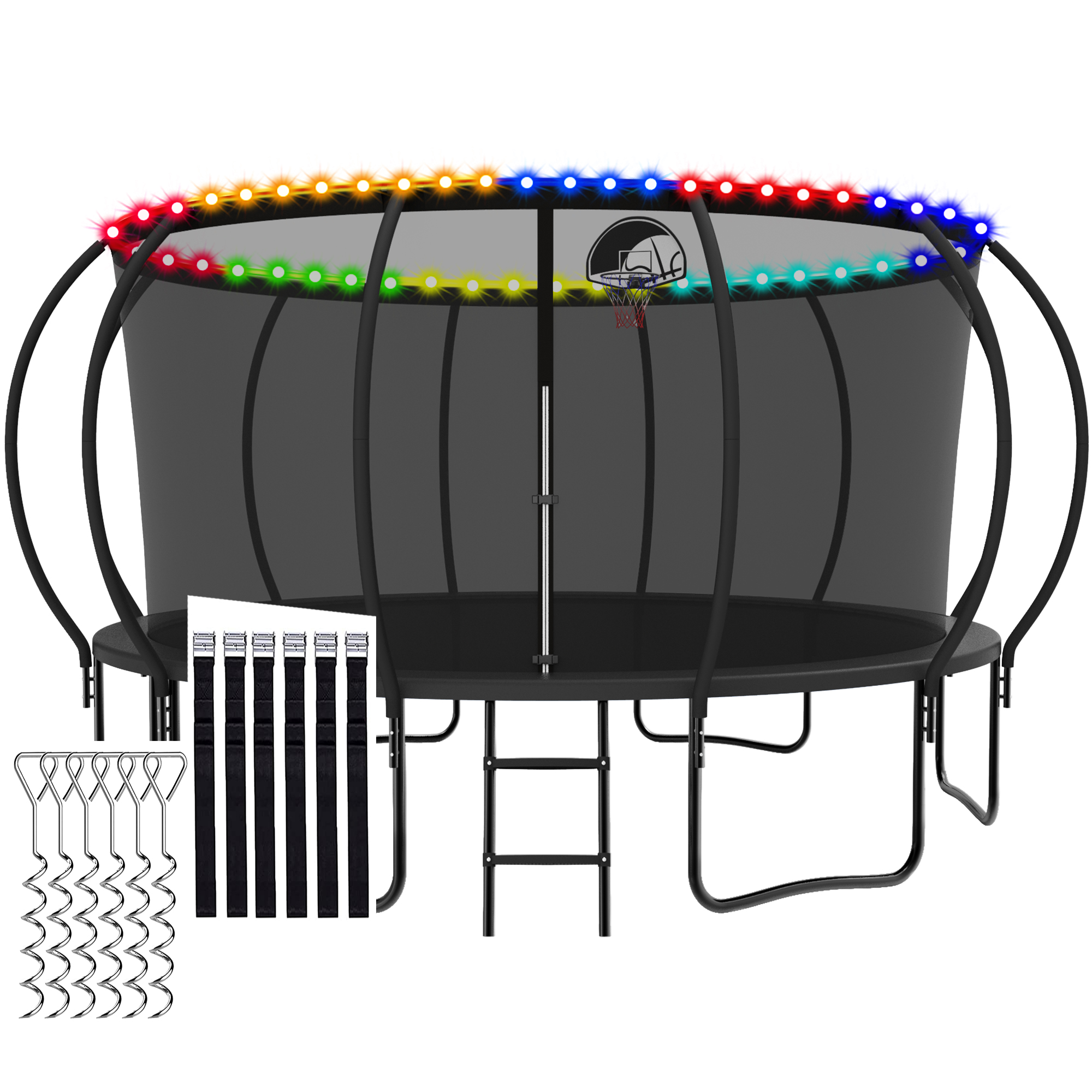 CITYLE Trampoline 12FT 14FT 15FT 16FT 1500LBS Trampoline for Adults