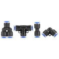 thumbnail image 4 of 40Pcs 6mm Air Hose Pneumatic Push Quick Connector Fittings with 360 Degree Rotation Oval Release Ring for Air Tools Quick Coupling, 4 of 7
