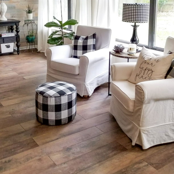 Select Surfaces Laminate Flooring, Driftwood (6 Planks, 12 ...