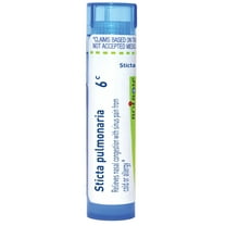 Boiron Sticta Pulmonaria 6C Homeopathic Single Medicine For Cough, Cold & Flu 80 Pellet