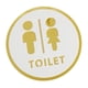 thumbnail image 4 of Letrero de baño acrílico de 7,8 pulgadas, para identificación de baños, accesorios para puertas Estilo C, 4 of 9