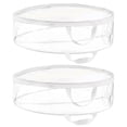 thumbnail image 2 of YAOMOBB Rangement de Couronne Léger et Robuste Sac de Rangement de Couronne de Noël Organisateur de Guirlande Rond PVC Design Transparent Facile à Transporter Poignée, 2 of 6