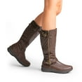 thumbnail image 3 of DREAM PAIRS Women's Faux Fur Knee High Boot BROWN 10, 3 of 9
