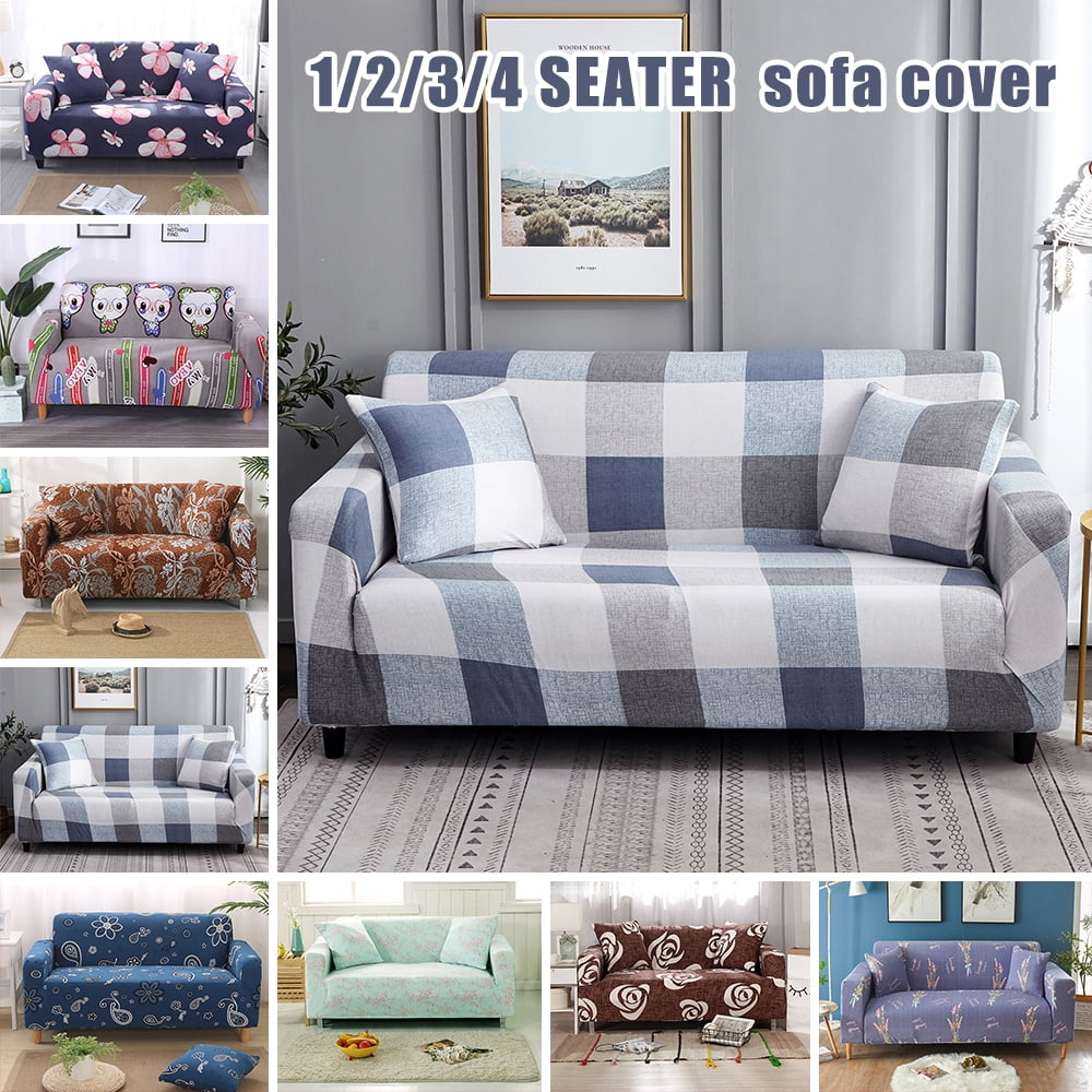 Details about   Stretch Fabic Slipcover Sofa Covers for 1 2 3 4 Seater L shape Sectional Couch 