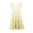 thumbnail image 4 of Levmjia Women Summer Dresses Short Seve Round Neck Floral Printed Casual Comfortab Polyester Spandex Ruffd Pockets Playwear Outfit Multi Color Options, 4 of 4