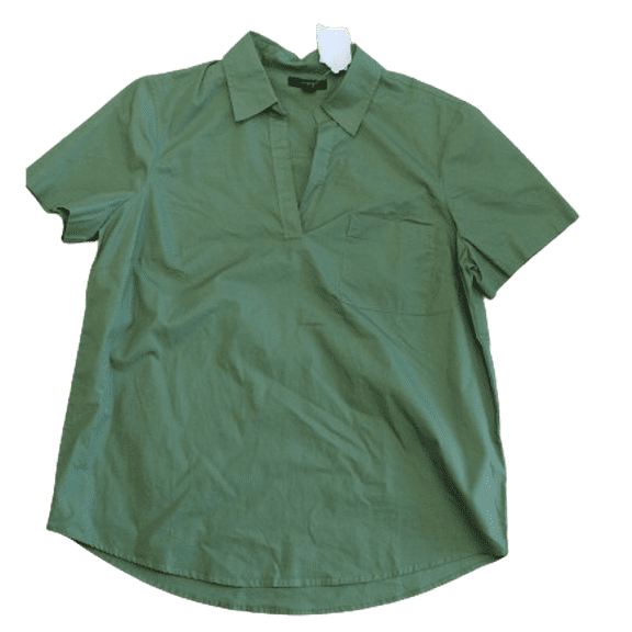 Bungalow popover top in linen