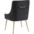 thumbnail image 3 of TOV Furniture Beatrix 19" Transitional Velvet Side Chair in Gray, 3 of 10