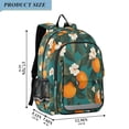 thumbnail image 2 of FORMRS Unisex School Backpack 17" Student Travel Bag with Laptop Compartment, Orange Leaves, 2 of 7