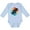 AE-Light Blue, variant on Inktastic Rocket Ship Retro Space Boys or Girls Long Sleeve Baby Bodysuit
