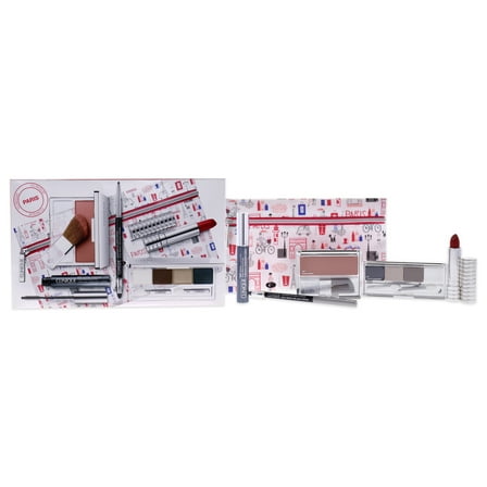 Clinique Exclusive Non-Stop Looks Paris 6 Pc Kit - 0.16oz All About Shadow Quad, 0.01oz Quickliner For Eyes Intense, Lash Power Mascar, Blush Powder, Soft Matte Lipstick, Deluxe Travel Bag