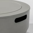thumbnail image 6 of 24'' Round Propane Fire Pit Table, Outdoor Steel Firepit with Lava Rocks - Compact Patio Heater for Deck, Balcony, Small Backyard, 6 of 6