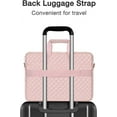 thumbnail image 7 of Mosiso Laptop Bag for Women, 15 15.6 16 inch Laptop Shoulder Bag Computer Messenger Bag for MacBook HP Dell Lenovo Asus Razer Notebook, Pink, 7 of 7