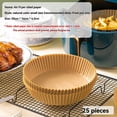 thumbnail image 4 of Air Fryer Specific Food Grade Oil Absorbing Paper Liners For Baking And Grilling And Friendly High Temperature Non Stick, 4 of 9