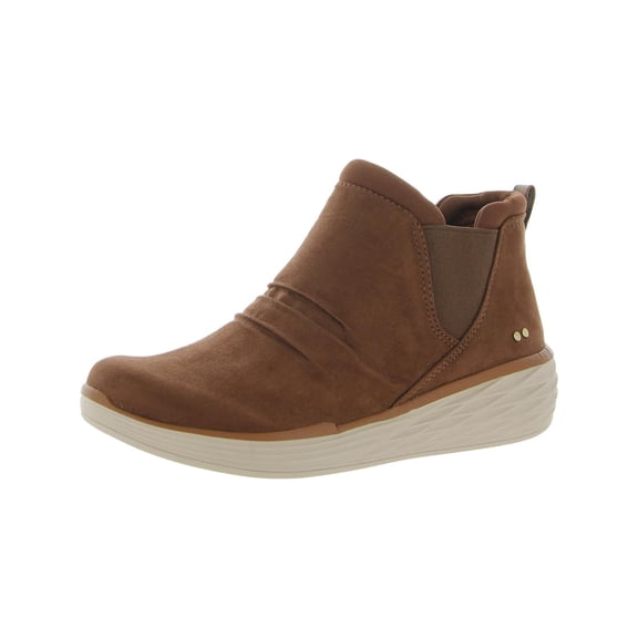 Ryka Womens Niah Faux Suede Pull On Ankle Boots