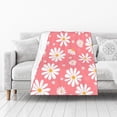 thumbnail image 2 of Flamingo Throw Blanket for Women Soft, Fleece Blanket Washable Bed Blanket Lightweight Blanket Travel for Sofa, Couch, Men (50"x40"), 2 of 5