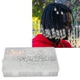 thumbnail image 2 of Hair Dreadlocks Ring Alloy Vintage Multi Shape DIY Reusable Large Hole Hair Braid Pendants Jewelry, 2 of 5