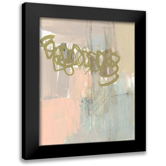 Goldberger, Jennifer 12x14 Black Modern Framed Museum Art Print Titled - Sweet Scribble II
