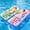 Pink & Green, variant on 2 Pack Inflatable Pool Floats Lounger for Adults, ANSFIL Pool Floats Raft, Pool Float Chair with Headrest for Pool, Beach, Lake