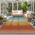 thumbnail image 2 of Large Area Rugs 8'x10', Orange Yellow Green Ombre Carpet Runner Indoor Outdoor Rugs Home Decor Aesthetic, Modern Art Aesthetics Abstract Non Slip Mats Washable Accent Rug for Living Room Bedroom, 2 of 8