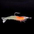 thumbnail image 1 of 1PCS/ Bag 6cm 3g Luminous Simulation Shrimp Soft Bait Artificial Soft Rigs Fishing Lure Bass Sea Fishing Tackle He Qiyong unisex, 1 of 2
