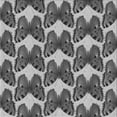 thumbnail image 1 of Ahgly Company Tapis d'Intérieur Carrés Transitionnels Noirs Lavables à la Machine, 4 Pieds Carré, 1 of 7