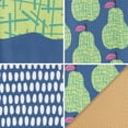 thumbnail image 2 of RITZ Pear Microfiber Kitchen Set, 6-Piece, Retro Botanical Orchard, Includes Dish Drying Mat, Waffle Weave Towels & Dish Cloths, 80% Recycled, 2 of 6