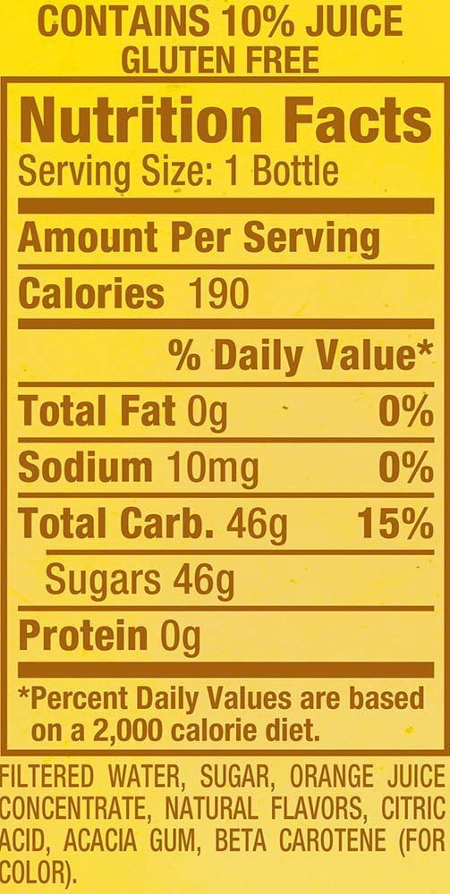 Snapple - Orangeade - 16 fl oz 24 Plastic Bottles