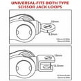 thumbnail image 4 of Scissor Jack Adapter 1/2 Inch Socket Adapter for Most Jacks Drive Impact Wrench Tool Lightweight Wrench for Automotive RV Jack, 4 of 8