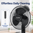 thumbnail image 4 of 16" Oscillating Standing Fan with Remote, 3-Speed, Height Adjustment Pedestal Fan, 10H Timer Quiet Fan for Home Bedroom Office, 4 of 12