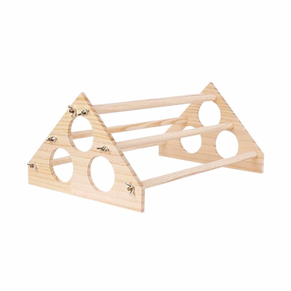 Henhouse, Stand Training Henhouse, Wood Chicken Roosting Bar, Chick Jungle Gym Henhouse Toy For Coop & Brooder & Entertainment, 16.14 X 10.63 X 7.08