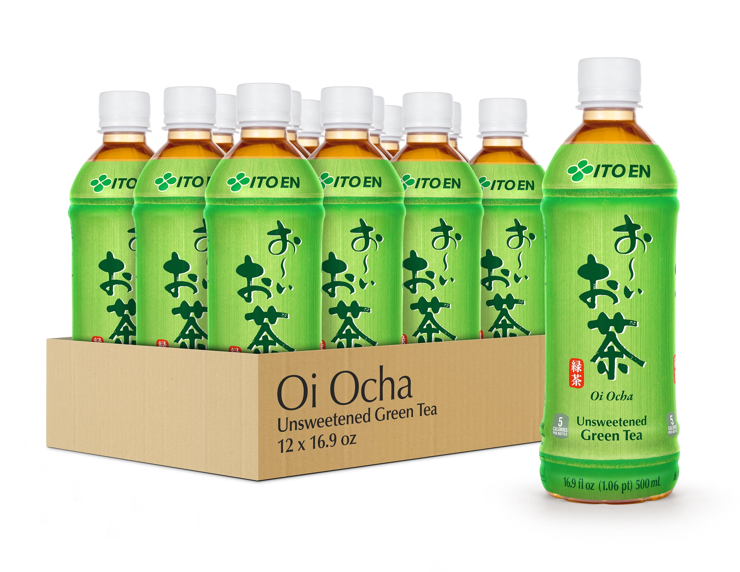 Ito En Oi Ocha Unsweetened Green Tea, 16.9 fl oz. (12Pack)