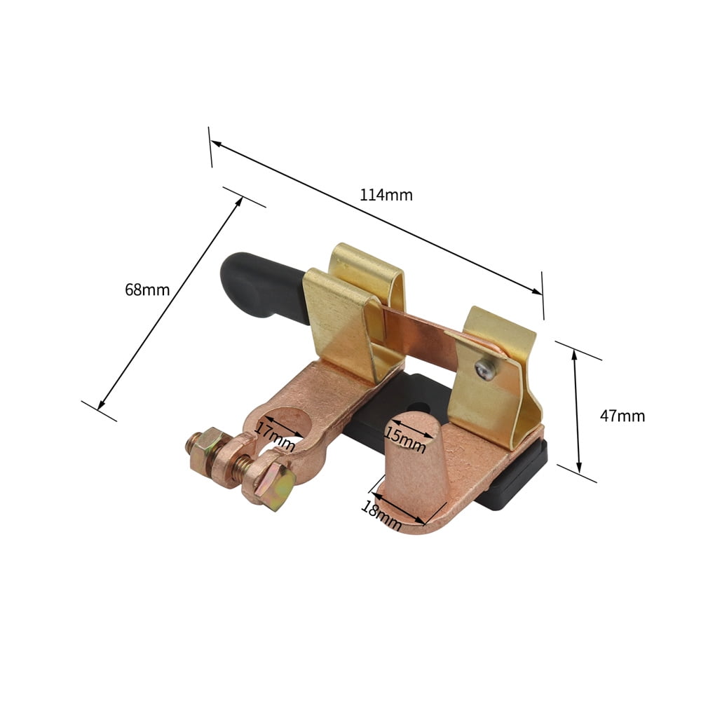 Phyun Battery Cut-Off Switch Battery Disconnect Top Post Switch 12/24V