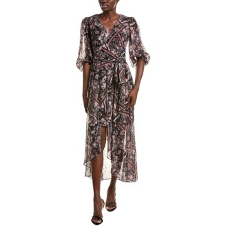 Eliza J Formal Ruched Cascading-Ruffle Gown - Walmart.com