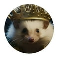 thumbnail image 4 of Sheronv Hedgehog Crown Round Tablecloth 100% Polyester Waterproof Resistant, Ideal for Indoor and Outdoor Use, Various Sizes, Gift for Family and Friends 31"-35, 4 of 8